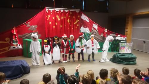 Spectacle Noël en maternelle