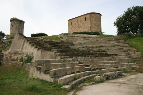 Patrimoine mondial de l'Unseco : Cilento et le Vallo Diano, avec les sites archéologiques de                                                                 Paestum et Velia - Italie