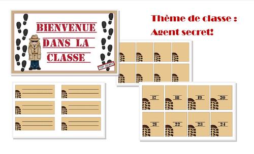 Thème de classe - Agent secret