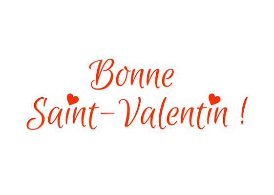 Carte Bonne Saint Valentin Sur Fond Blanc : Envoyer une vraie Carte Saint  Valentin dès 0,99€ - Merci Facteur