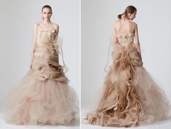 vera-wang-spring-2010-wedding-dresses-cocoa-taupe-color-strapless-tulle-intricate-rose-like-fabric-d