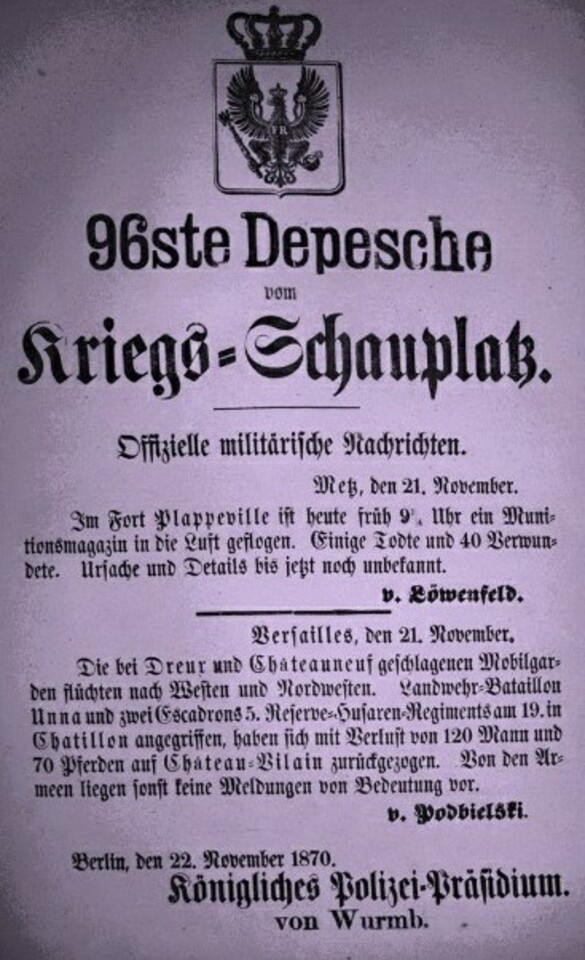 "Prussiens et Francs-Tireurs à Ampilly-le-Sec en 1870-1871", un notule d'hisoire de Dominique Masson
