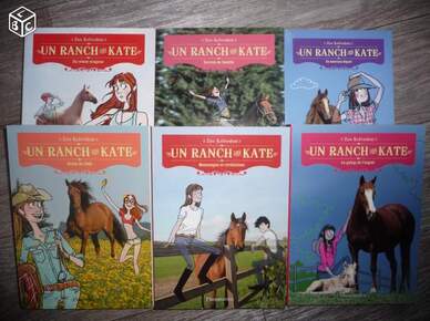 Un ranch pour Kate, les livres :