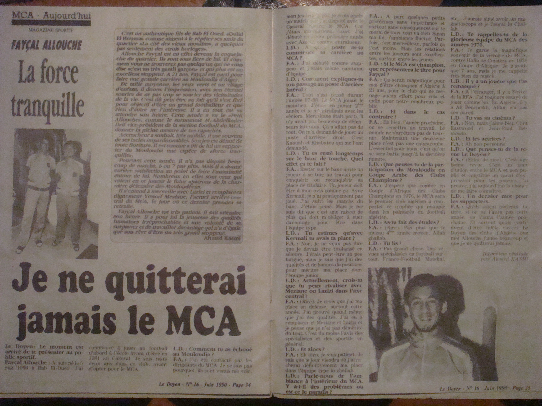 N° 16  Juin 1990