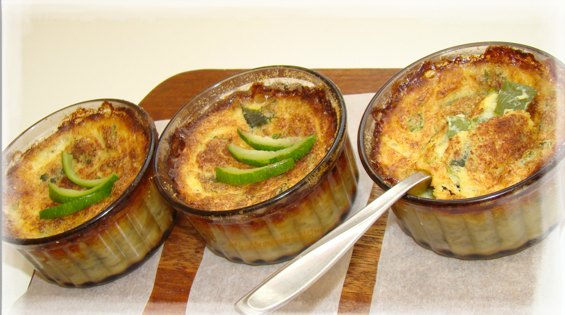 Flan De Courgette Au Parmesan La Cuisine Gourmande De Deldel