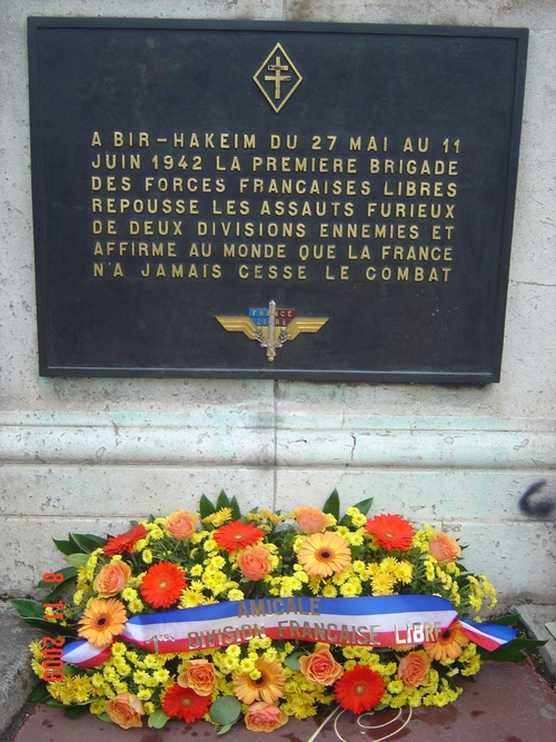 * la 1er DFL et la Fondation de la France Libre ont rendu hommage au Général Diégo BROSSET 