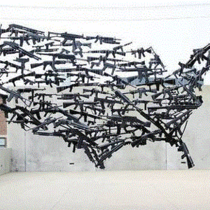 Michael Murphy -  'Gun Country', on the roof of UICA in Grand Rapids, MI 2014