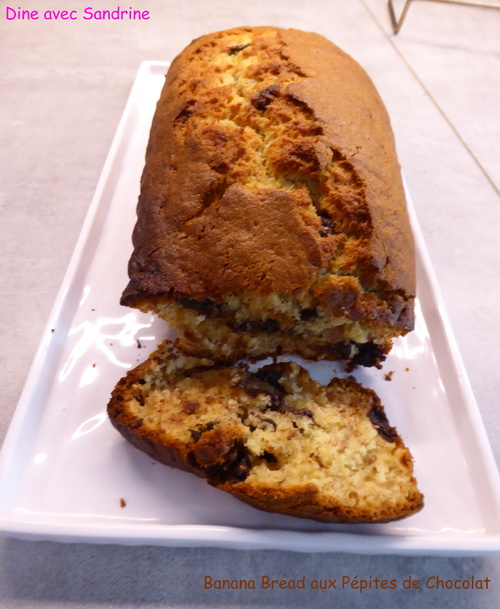 Un Banana Bread aux Pépites de Chocolat