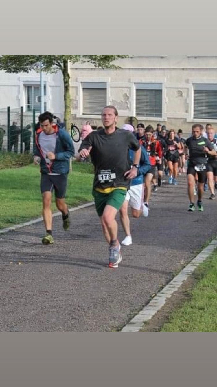 Ghislain Blaise, lors du semi-marathon de Nancy en 2020