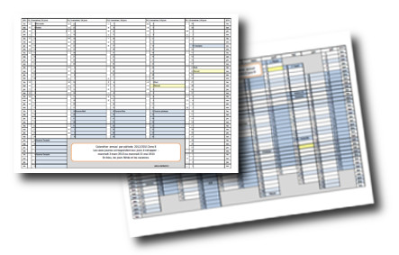 Planning annuel 2012/2013 (zone B)