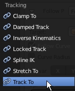 La contrainte TrackTo