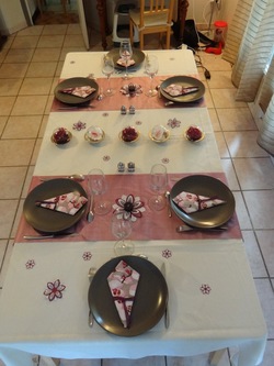 Table fleurs