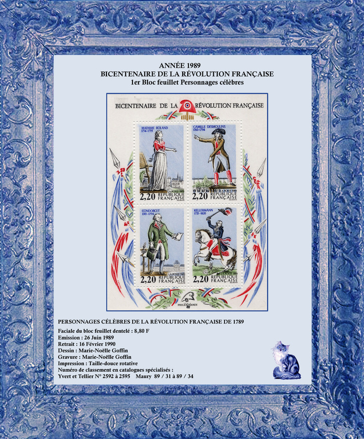 Philatélie: Bicentenaire de la Révolution française de Philipe - Partie 3