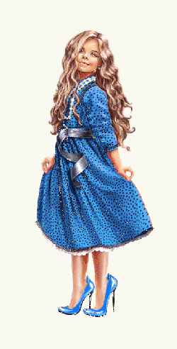 tubes et images filles