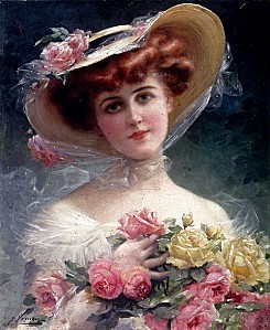 Emile Vernon, La Belle Aux Fleurs