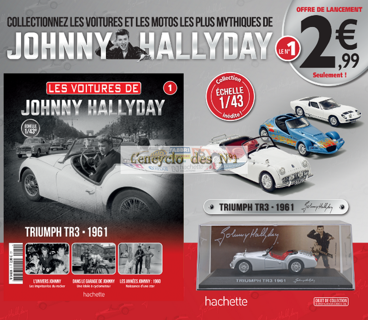 N° 1 Les véhicules de Johnny Hallyday - Test - L' encyclo des N° 1