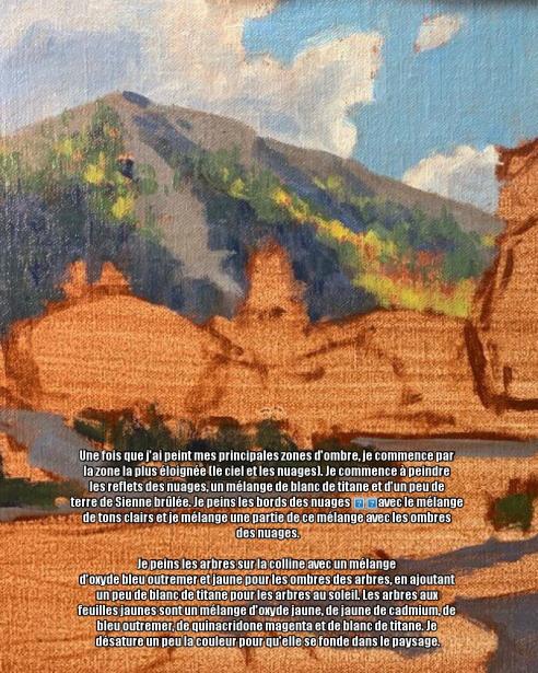 Dessin et peinture - vidéo 3335 : Comment peindre les arbres en automne ? - acrylique ou huile.