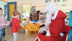 PS/MS: Le Père Noël est passé dans la classe!