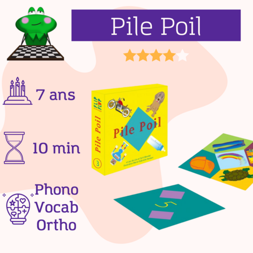 Pile Poil, un jeu de phono pour le centre des mots