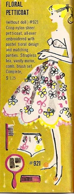 Barbie vintage : Floral Petticoat 