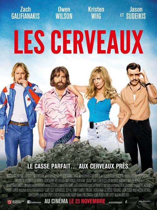 LES CERVEAUX (BANDE ANNONCE VF) avec Zach Galifianakis, Owen Wilson, Kristen Wiig - Le 23 Novembre 2016 au cinéma