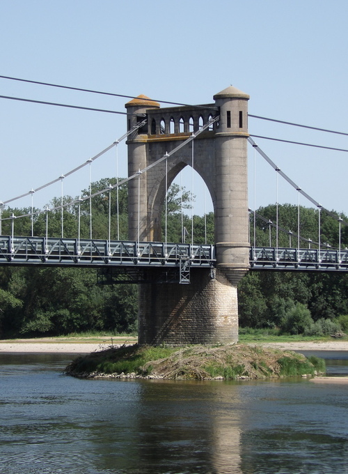 Le pont suspendu de Langeais
