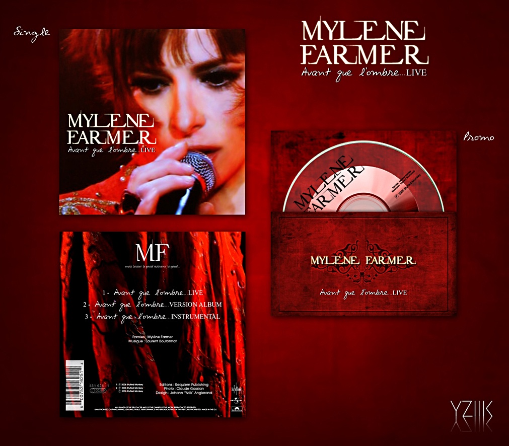 Mylène Farmer - Avant que l'ombre...LIVE (single+promo) -