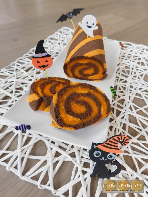 Gâteau roulé d'Halloween