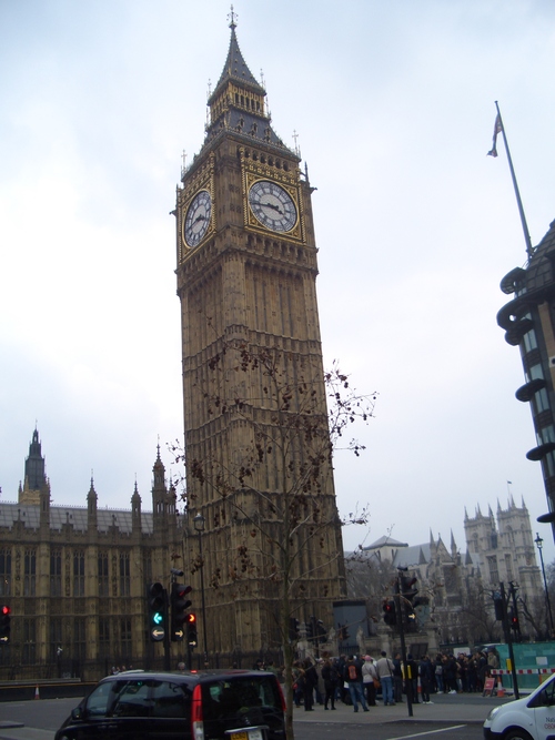 Séjour de mon fils Yann à Londres, voyage scolaire