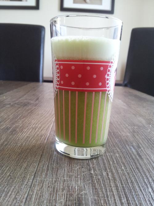 Jus vert à la menthe