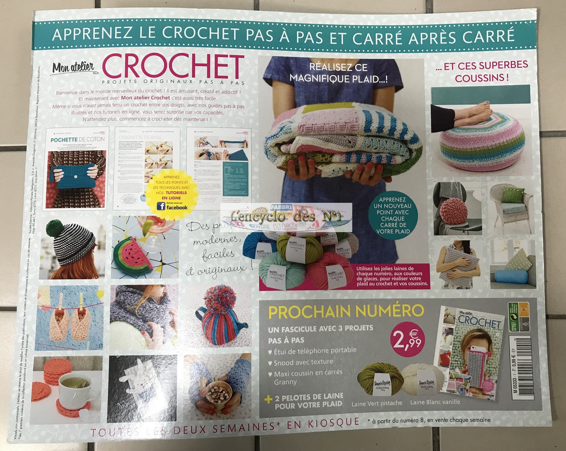 N° 1 Mon atelier crochet - Lancement - L' encyclo des N° 1