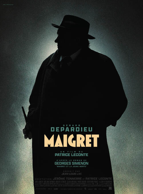 Découvrez l’affiche de MAIGRET, le film évènement de Patrice Leconte, avec Gérard Depardieu