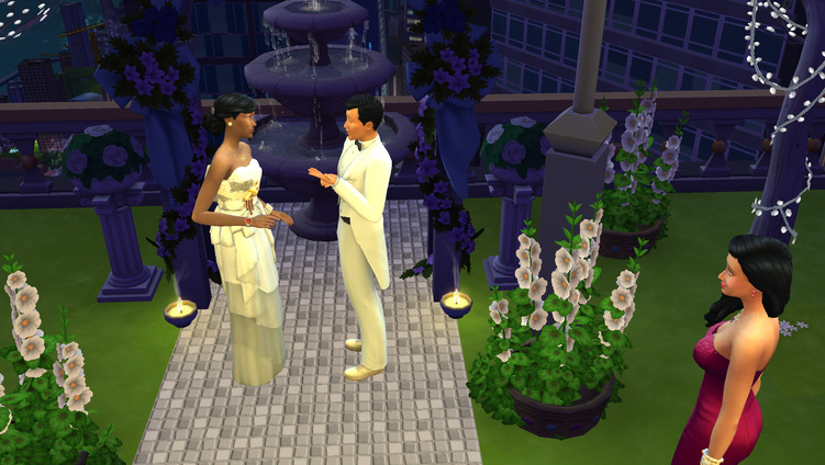 Sims 4 le mariage  de Natalia et Humphrey