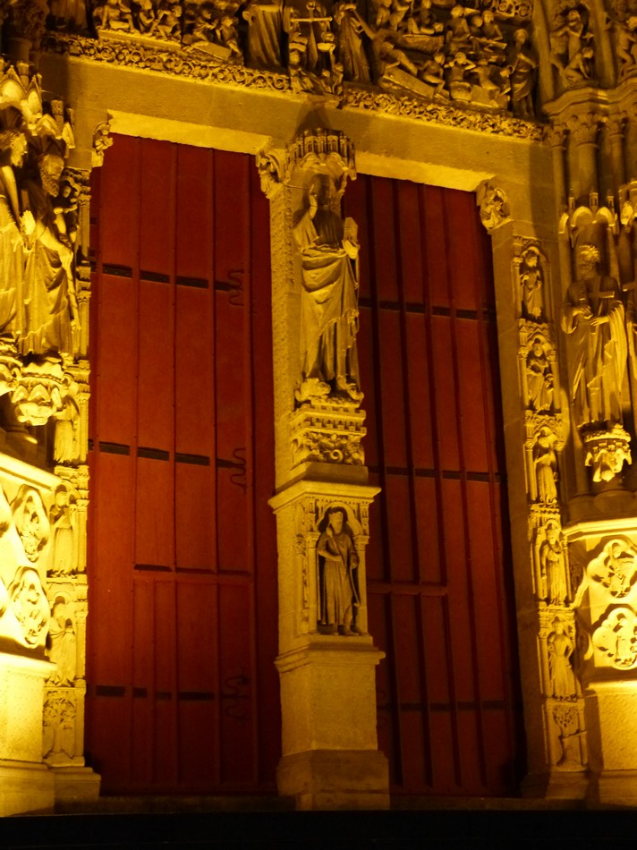 La Cathédrale d'Amiens illuminée