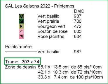 Nouveau ...  SAL 2022 Les Saisons - Printemps