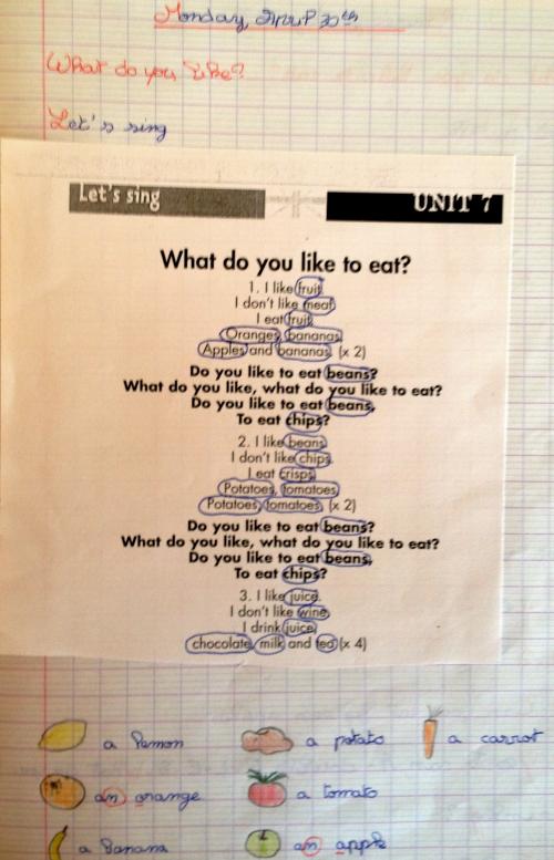 chanson sur une rencontre en anglais