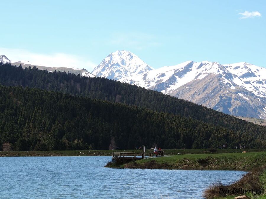 le lac de Payolle dans les Hautes Pyrénées