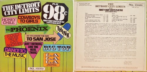 THE DETROIT CITY LIMITS - OKEH OKS 14127 - 1968