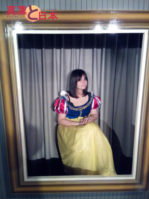 Je me suis transformée en Blanche-Neige dans un tableau l'espace d'un instant