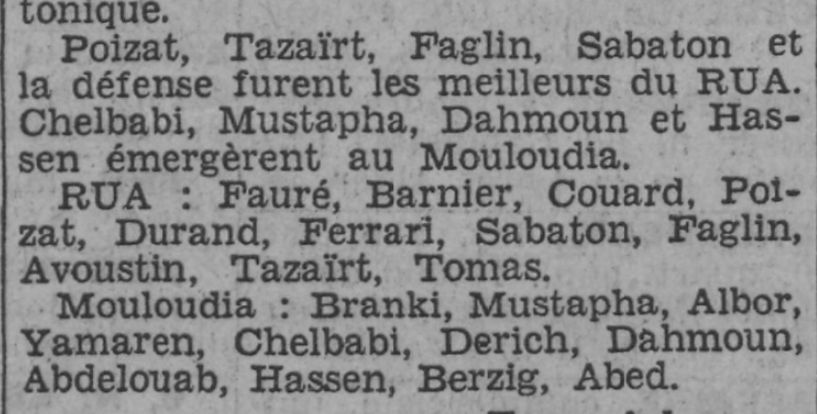 Dimanche 11.10.1936 Municipal RUA-MCA 4-1