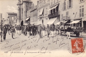LA ROCHELLE - EMBARQUEMENT DES FORCATS - 1912