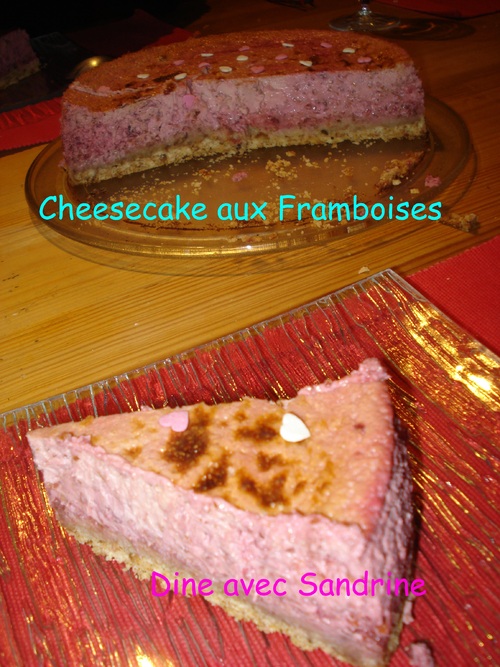 Un Cheesecake aux Framboises