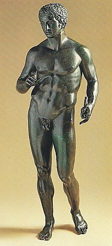 Bronze d'un ephèbe 5030 avant J.C. (Musée du Petit Palais
