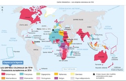 Les empires coloniaux en 1914