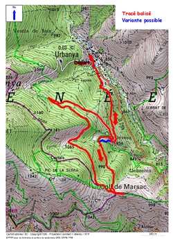La Boucle du Col de Marsac (1.056m) depuis Urbanya (856 m)