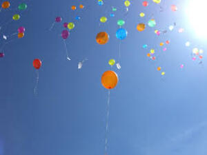 season balloons color sky balloons 