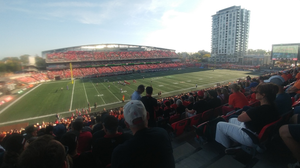 Ottawa Redblacks versus Alouettes de Montréal on September 30th 2023