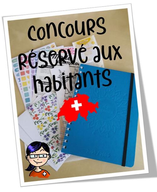 Concours réservé à mes collègues suisses - Gagnez un agenda MyAgenda365