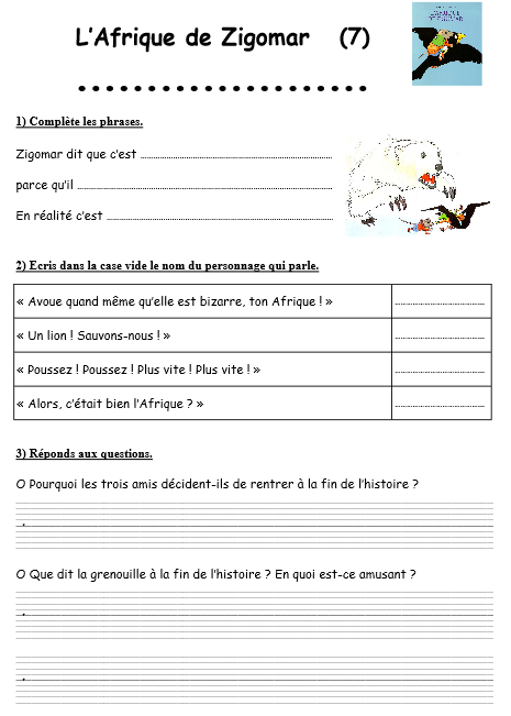 L'AFRIQUE DE ZIGOMAR