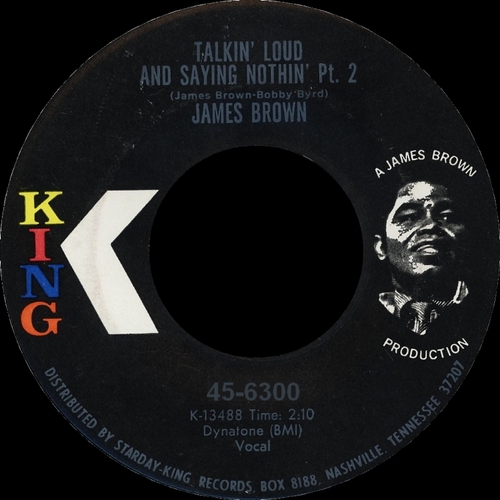 James Brown : Single SP King Records 45-6300 [ US ]
